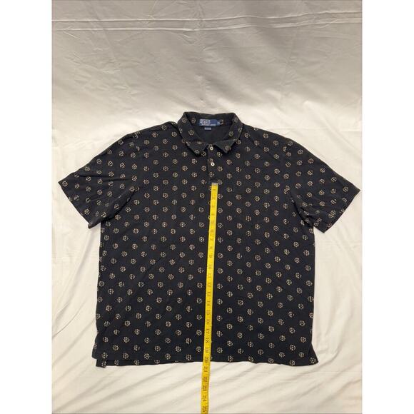 VTG Men’s Ralph Lauren Polo Black Size:2XL - Picture 4 of 7